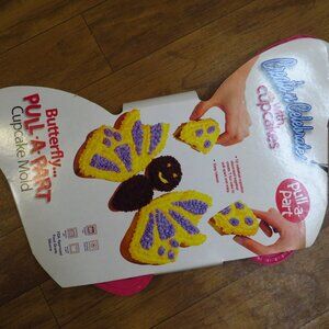 New Butterfly pull apart cupcake mold Silicone